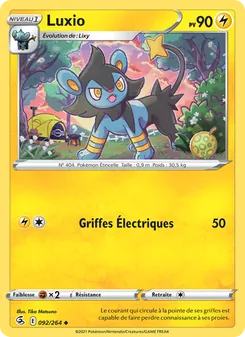 Carte Luxio 92/264 – Poing de Fusion