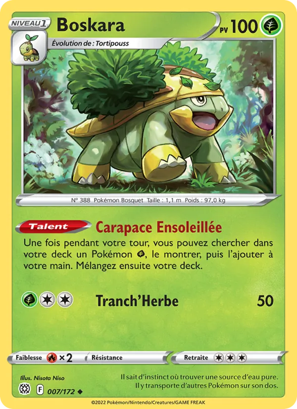 Carte Boskara 007/172 – Stars Étincelantes
