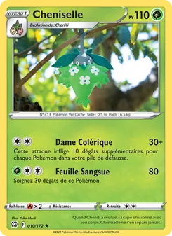 Carte Cheniselle 010/172 – Stars Étincelantes