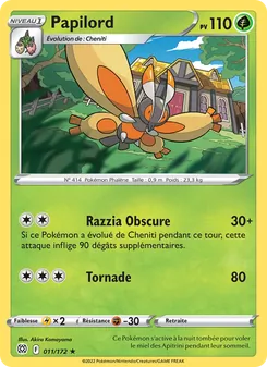 Carte Papilord 011/172 – Stars Étincelantes