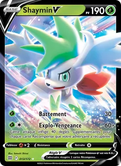Carte Shaymin V 013/172 – Stars Étincelantes