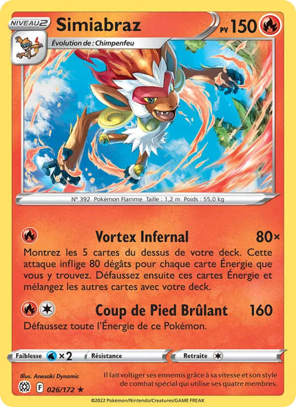 Carte Simiabraz 026/172 – Stars Étincelantes