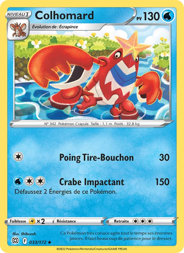 Carte Colhomard 033/172 – Stars Étincelantes