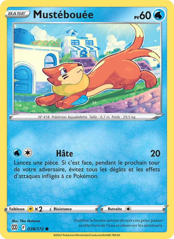 Carte Mustébouée 038/172 – Stars Étincelantes