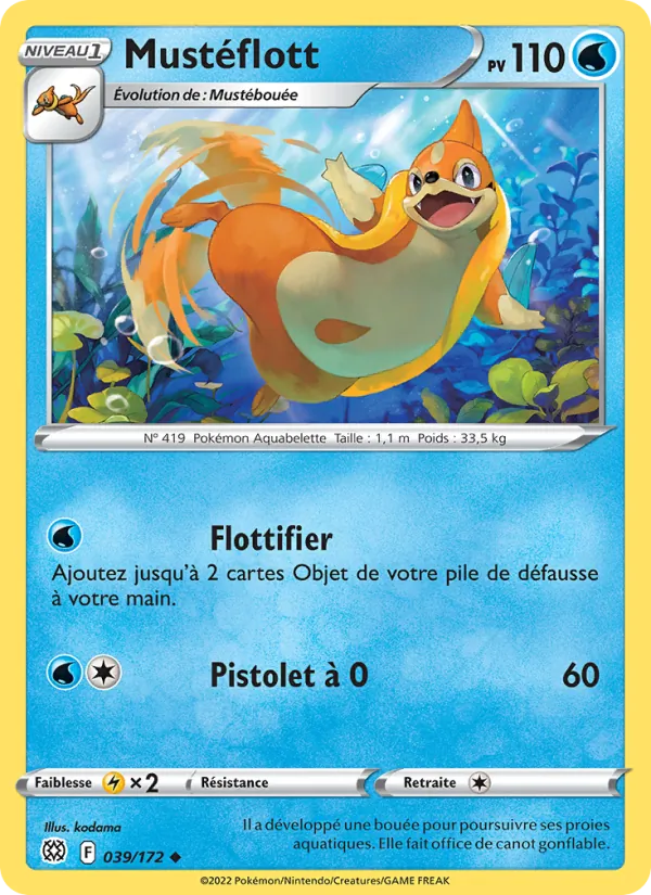 Carte Mustéflott 039/172 – Stars Étincelantes