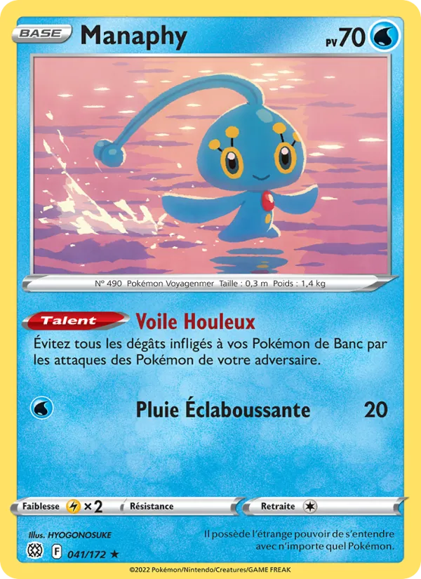 Carte Manaphy 041/172 – Stars Étincelantes