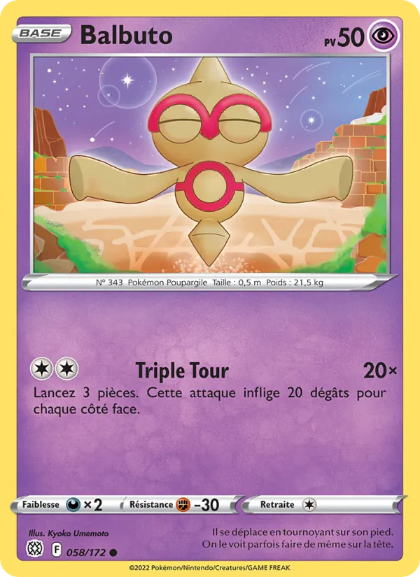 Carte Balbuto 058/172 – Stars Étincelantes