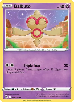 Carte Balbuto 058/172 – Stars Étincelantes