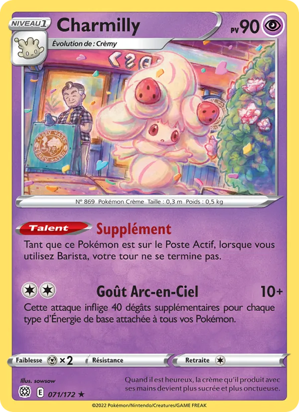 Carte Charmilly 071/172 – Stars Étincelantes