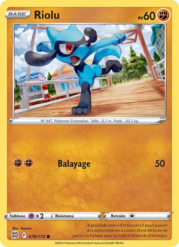 Carte Riolu 078/172 – Stars Étincelantes