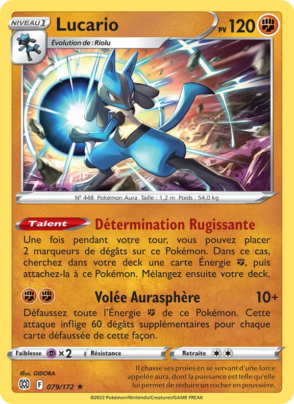 Carte Lucario 079/172 – Stars Étincelantes