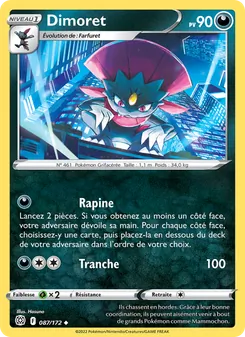 Carte Dimoret 087/172 – Stars Étincelantes