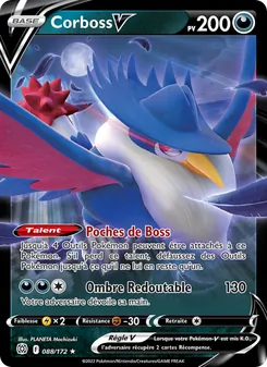 Carte Corboss V 088/172 – Stars Étincelantes