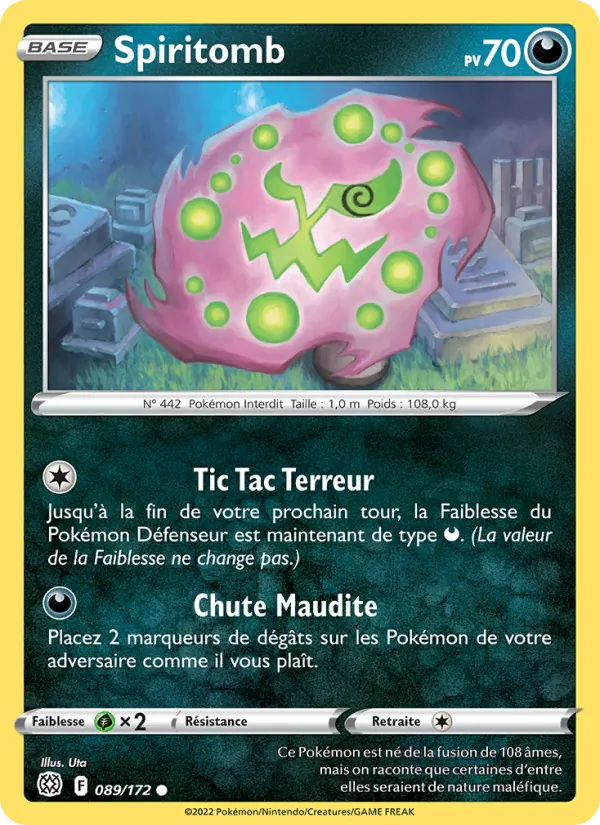 Carte Spiritomb 089/172 – Stars Étincelantes