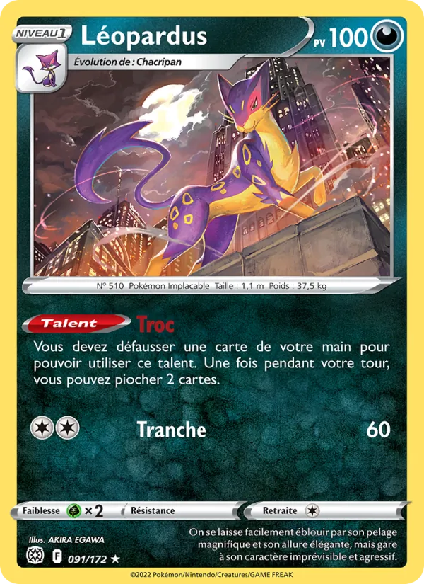 Carte Léopardus 091/172 – Stars Étincelantes