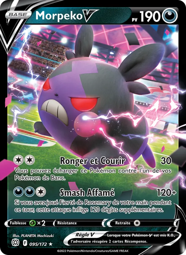Carte Morpeko V 095/172 – Stars Étincelantes