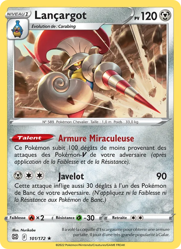 Carte Lançargot 101/172 – Stars Étincelantes