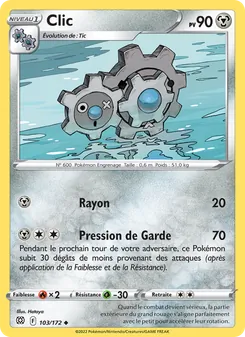 Carte Clic 103/172 – Stars Étincelantes