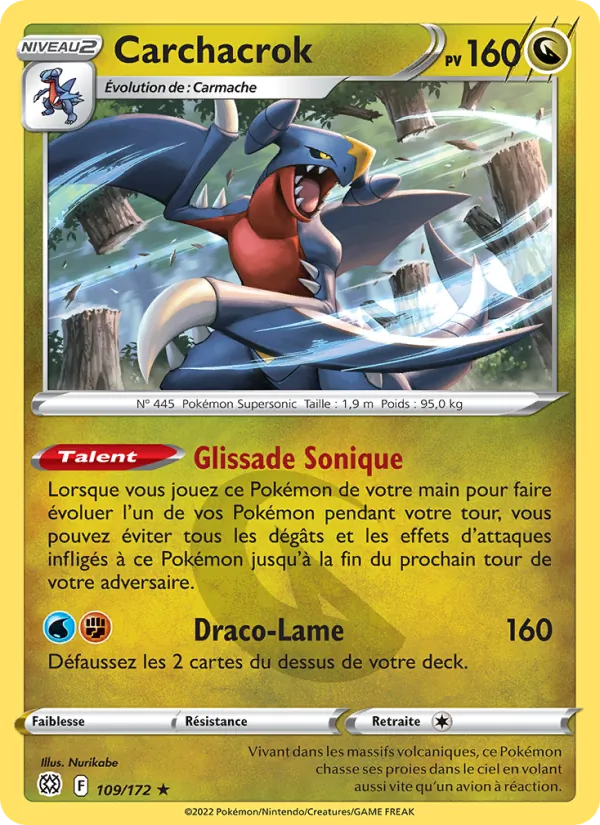 Carte Carchacrok 109/172 – Stars Étincelantes