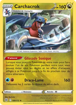 Carte Carchacrok 109/172 – Stars Étincelantes