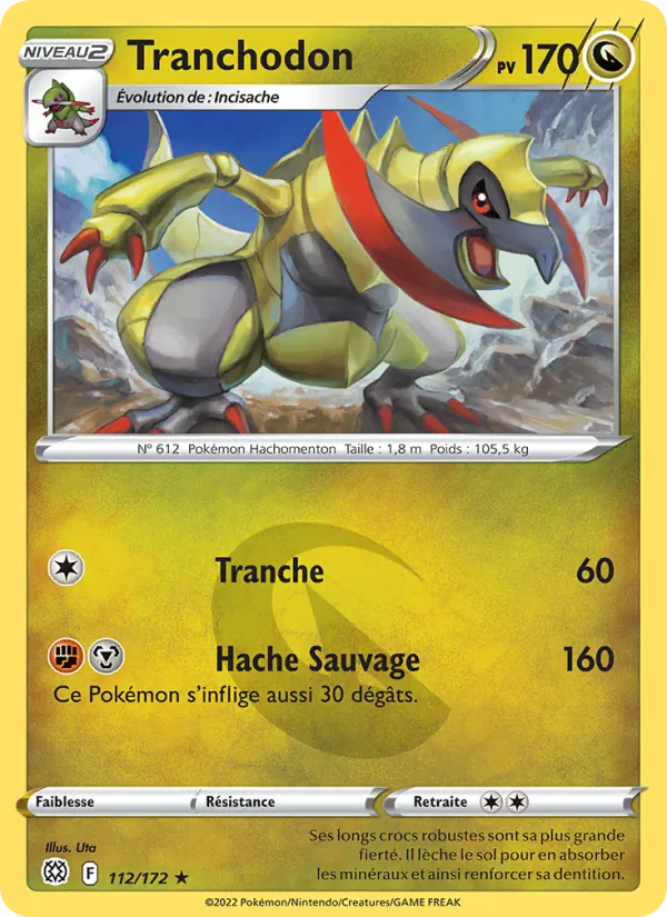 Carte Tranchodon 112/172 – Stars Étincelantes
