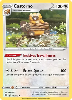 Carte Castorno 121/172 – Stars Étincelantes