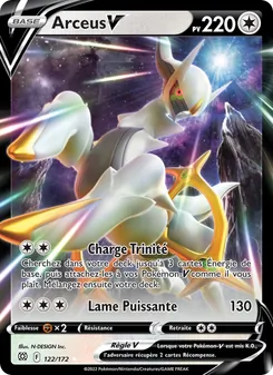 Carte Arceus V 122/172 – Stars Étincelantes