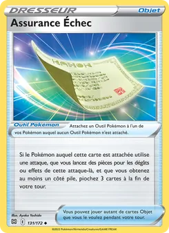 Carte Assurance Échec 131/172 – Stars Étincelantes