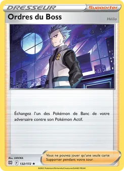 Carte Ordres du Boss 132/172 – Stars Étincelantes