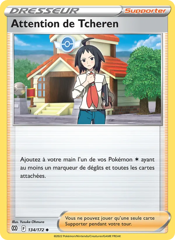 Carte Attention de Tcheren 134/172 – Stars Étincelantes
