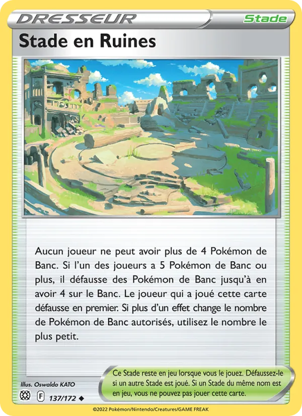 Carte Stade en Ruines 137/172 – Stars Étincelantes
