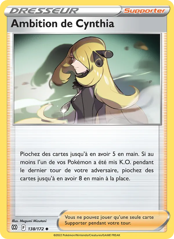 Carte Ambition de Cynthia 138/172 – Stars Étincelantes
