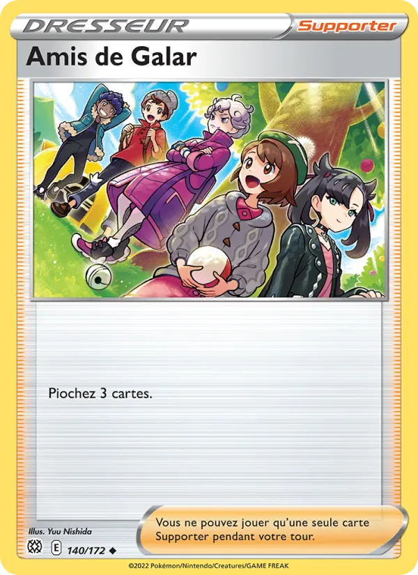 Carte Amis de Galar 140/172 – Stars Étincelantes
