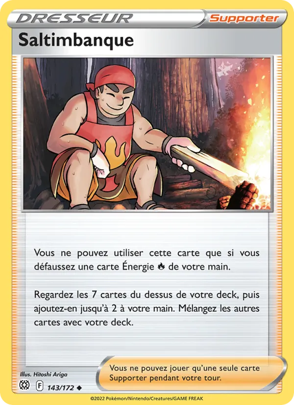 Carte Saltimbanque 143/172 – Stars Étincelantes
