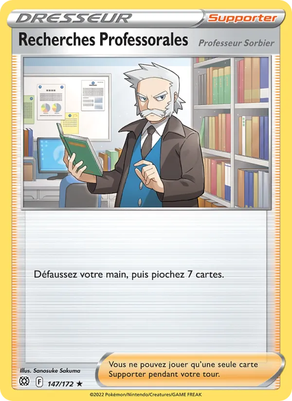 Carte Recherches Professorales 147/172 – Stars Étincelantes