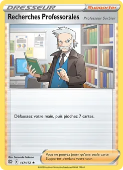 Carte Recherches Professorales 147/172 – Stars Étincelantes