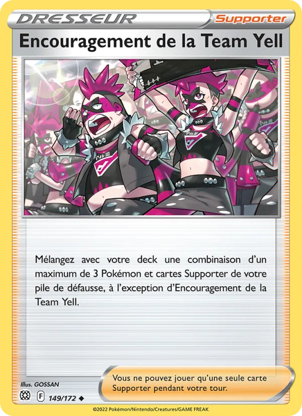 Carte Encouragement de la Team Yell 149/172 – Stars Étincelantes