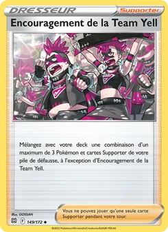 Carte Encouragement de la Team Yell 149/172 – Stars Étincelantes