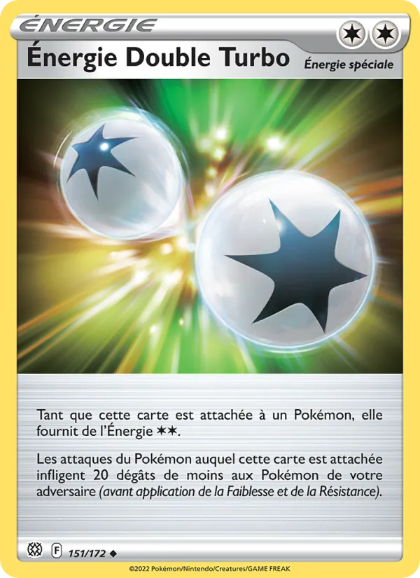 Carte Énergie Double Turbo 151/172 – Stars Étincelantes