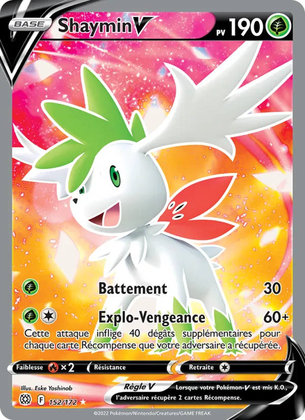 Carte Shaymin V 152/172 – Stars Étincelantes