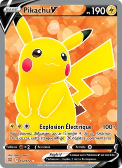 Carte Pikachu V 157/172 – Stars Étincelantes