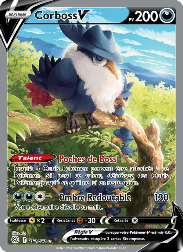 Carte Corboss V 162/172 – Stars Étincelantes