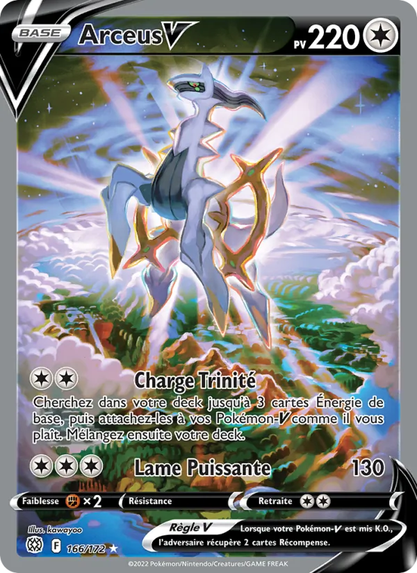 Carte Arceus V 166/172 – Stars Étincelantes