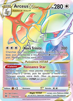 Carte Arceus VSTAR 176/172 – Stars Étincelantes