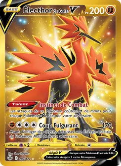 Carte Électhor de Galar V 182/172 – Stars Étincelantes