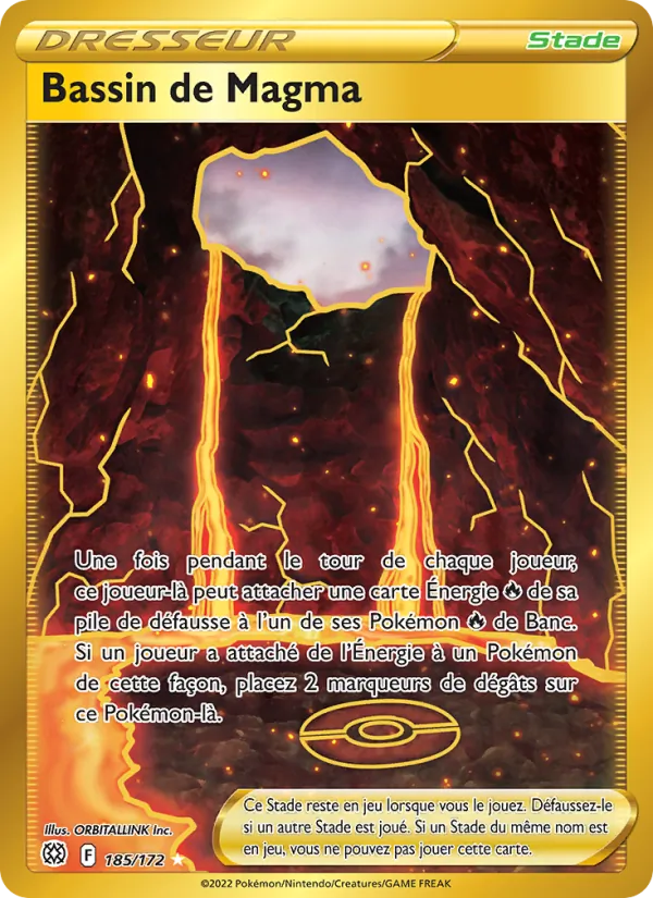 Carte Bassin de Magma 185/172 – Stars Étincelantes