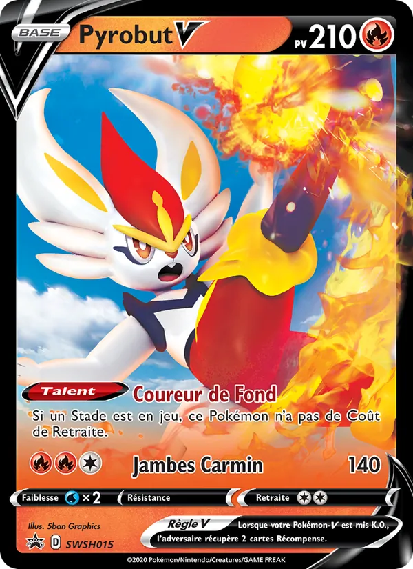Carte Pyrobut V SWSH015 – Promo SWSH