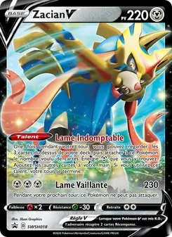 Carte Zacian V SWSH018 – Promo SWSH