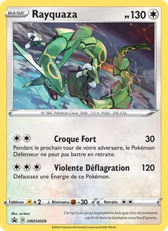 Carte Rayquaza SWSH029 – Promo SWSH