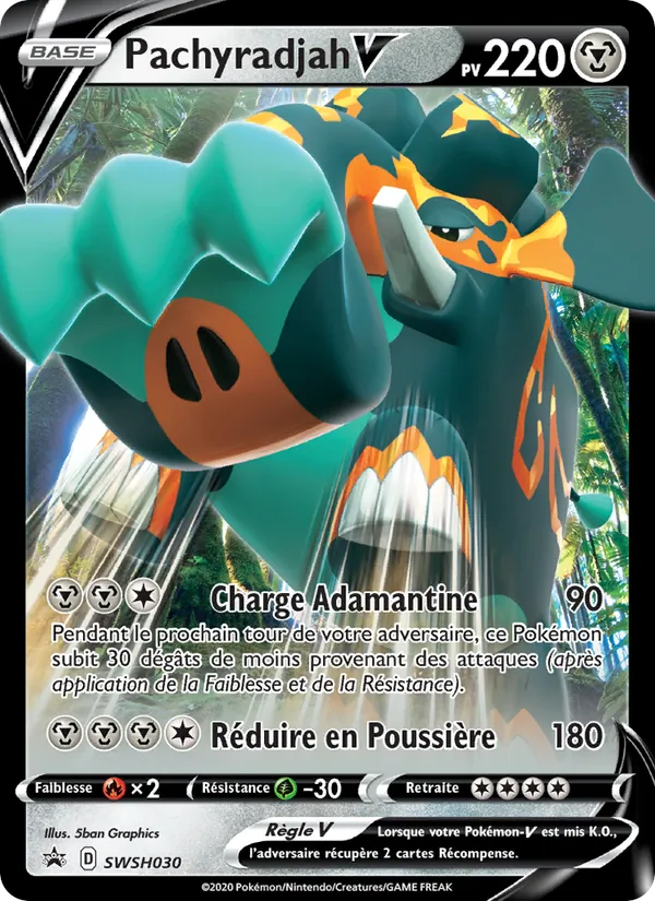 Carte Pachyradjah V SWSH030 – Promo SWSH